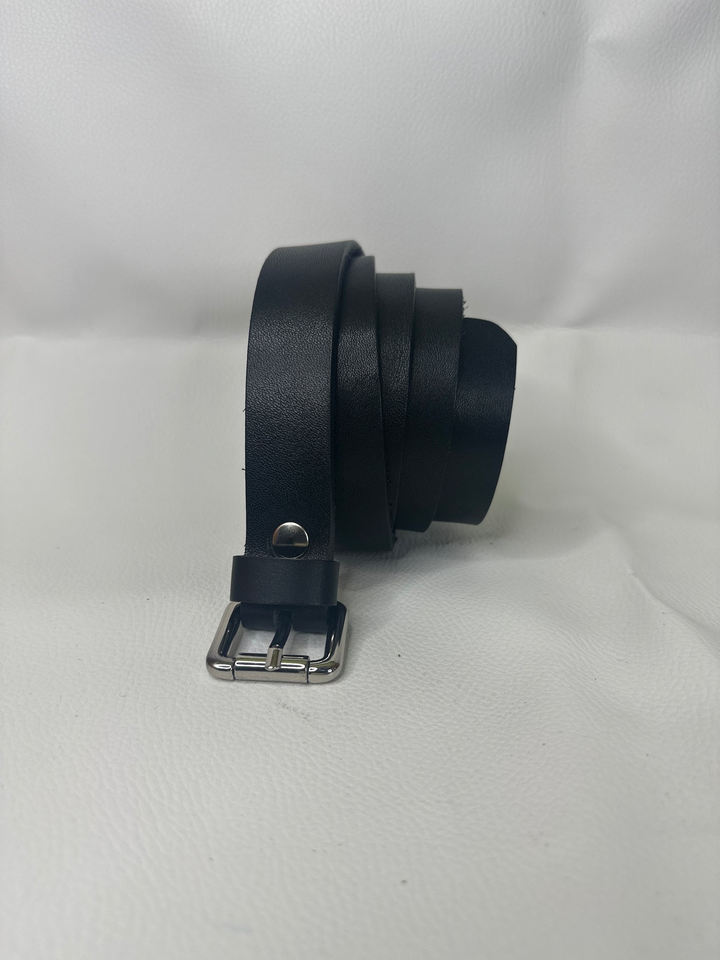 Cintura cuoio nero