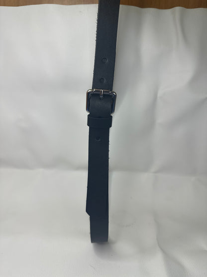 Cintura cuoio nero