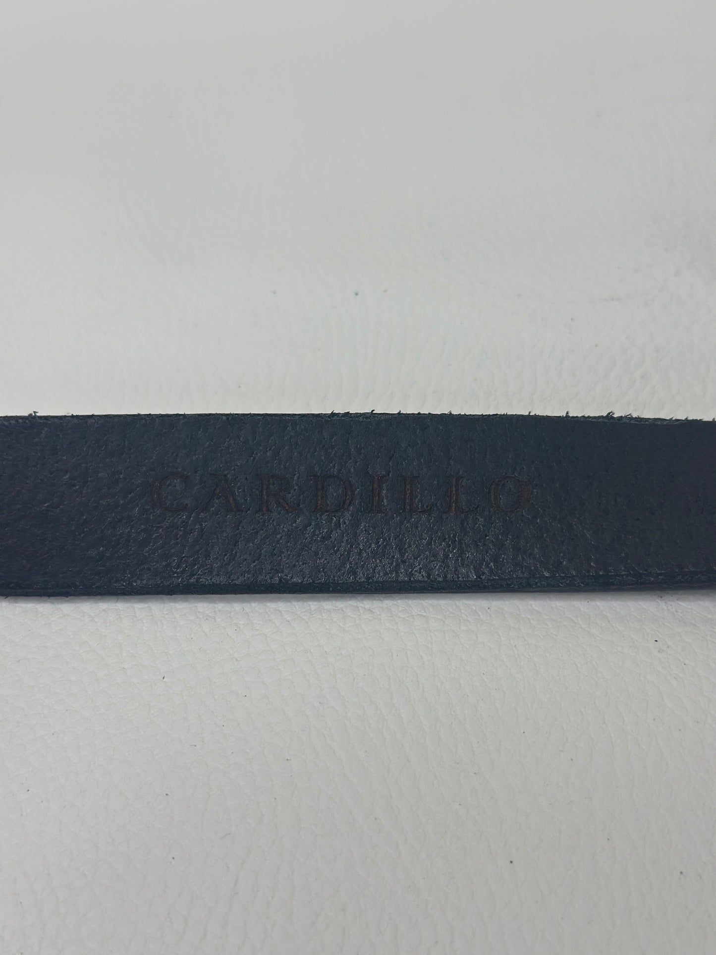 Cintura cuoio nero